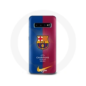 Maniacase Coque pour Samsung Galaxy S10 Edge FC Barcelone Logo Equipe de football pas cher