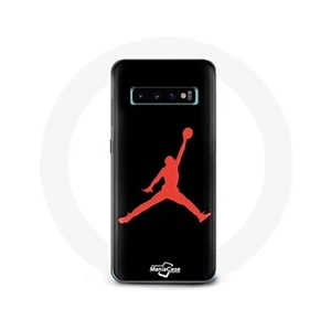 Maniacase Coque pour Samsung Galaxy s10 edge Air Jordan Logo Rouge pas cher