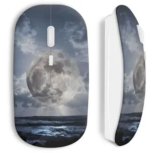 Souris sans Fil lune mer (Maniacase) pas cher