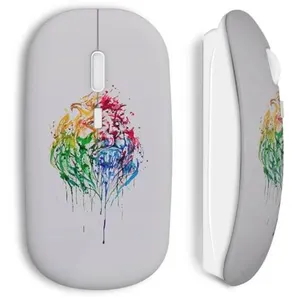 Souris sans Fil Lion paint art (Maniacase) pas cher
