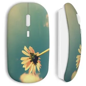 Souris Sans Fil Fleurs Jaune (Maniacase) pas cher