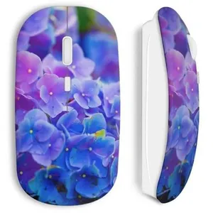Souris Sans Fil Fleurs bleues (Maniacase) pas cher