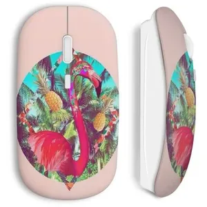 Souris Sans Fil Flamant rose art design (Maniacase) pas cher