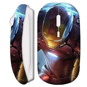 Souris sans fil iron man blanc (Maniacase) pas cher