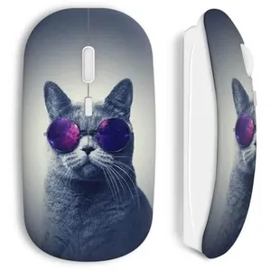 Souris Sans Fil Cat sun glasses (Maniacase) pas cher