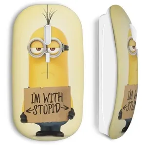 Souris Sans Fil Minion I Am With Stupid (Maniacase) pas cher