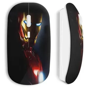 Souris sans fil iron man black red (Maniacase) pas cher