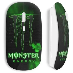Souris Sans Fil Monster Energy Green Style Design (Maniacase) pas cher