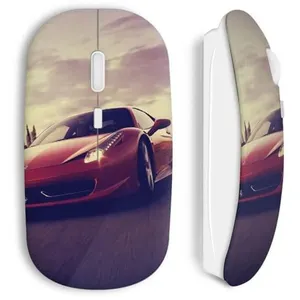 Souris sans fil ferrari rouge voiture (Maniacase) pas cher