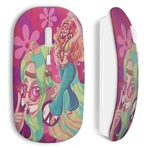 Souris sans Fil Hippie girl (Maniacase) pas cher