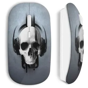 Souris sans Fil Tête de mort Music (Maniacase) pas cher