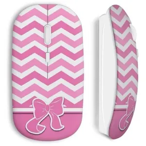 Souris sans fil Pink noeud cute (Maniacase) pas cher