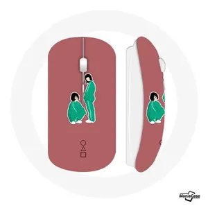 Maniacase Souris Sans Fil Ji Yeong No 240 Et Kang Sae Byeok No 067 Squid Game () pas cher