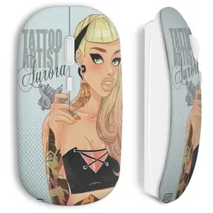 Souris Sans Fil Tattoo Belle Au Bois Dormant (Maniacase) pas cher