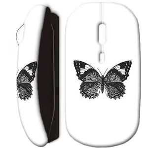 Souris sans fil Papillon blanc (Maniacase) pas cher