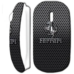 Souris Sans Fil Ferrari Effet Metal Blanc (Maniacase) pas cher
