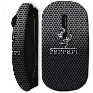 Souris Sans Fil Ferrari Effet Metal Noire (Maniacase) pas cher