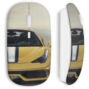 Souris Sans Fil Ferrari Jaune Voiture Luxe (Maniacase) pas cher