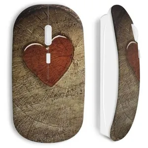 Souris sans Fil Rouge coeur image style (Maniacase) pas cher
