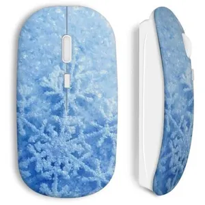Souris sans fil Bleu Clair Neige (Maniacase) pas cher
