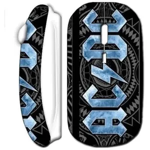 Souris sans fil logo bleu acdc blanc (Maniacase) pas cher
