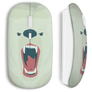 Souris Sans Fil Ourson Blanc (Maniacase) pas cher