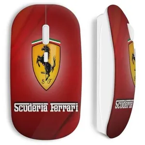 Souris Sans Fil Ferrari Red Logo Design (Maniacase) pas cher