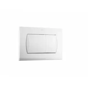 Roca Plaque de commande avec double chasse BLANC (A890195000) pas cher