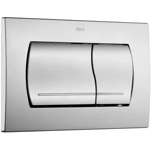 Plaque de commande ROCA ACTIVE 52-B double touche Chromé mat (A8901150... pas cher