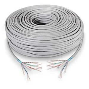 Comparateur de prix : NANOCABLE 10.20.0904 - Câble Ethernet rigide RJ45 Cat.6 FTP AWG24, Gris, 305mts
