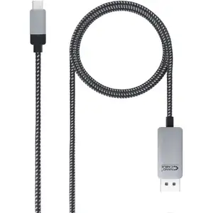 Comparateur de prix : Câble convertisseur Nanocable USB-C mâle vers DisplayPort mâle 1,8 m noir