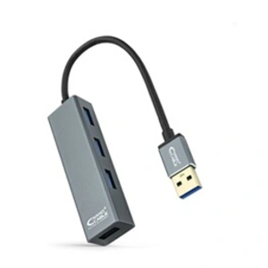 Nanocable 10.16.4402 hub & concentrateur USB 3.2 Gen 1 (3.1 Gen 1) Type-A Gris
