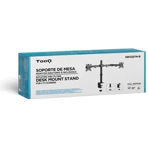Support de table d'écran TooQ AISATV0218 13"-32" 2 x 8 Kg Noir pas cher