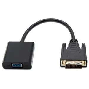 Comparateur de prix : Adaptateur DVI vers VGA NANOCABLE 10.16.2008-BK Noir NANOCABLE