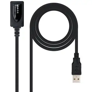 Comparateur de prix : Nano Cable - Rallonge de câble USB - USB (M) pour USB (F) - USB 2.0 - 5 m - noir