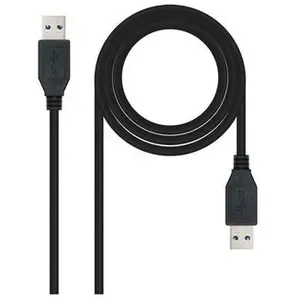 Comparateur de prix : Nanocable 10.01.1002-BK - Câble USB 3.0, mâle-mâle, Noir, 2mts