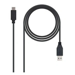 Nanocable Cable USB 3.1 Tipo C a USB Tipo A Macho/Macho Negro 1m