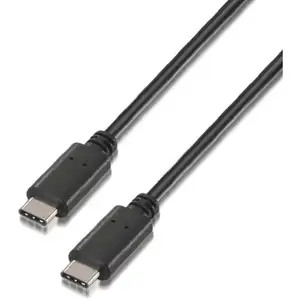 Nanocable Nano Cable 10.01.2301 - Câble 3A USB-C vers USB-C, USB 2.0, mâle-mâle, Noir, 1mts pas cher