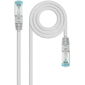 NANOCABLE Câble/Cordon réseau RJ45 Catégorie 7 S-FTP (S/FTP) Droit 10m (Gris) pas cher