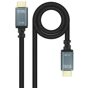 NANOCABLE 10.15.8002 Câble HDMI 2.1 Iris 8 K Noir 2 m pas cher