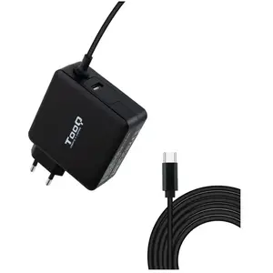 Comparateur de prix : TooQ TQLC-USBC65PD USB-C PD 3.0 Chargeur pour ordinateur portable 65W Noir