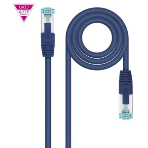 NANOCABLE - Câble réseau Ethernet Cherry original Cat.7 Lszh Sftp Pimf Awg26 Bleu 2 M pas cher
