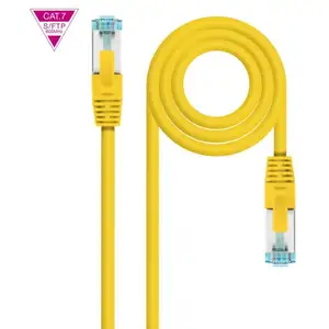 NANOCABLE Câble réseau Ethernet Cherry original Cat.7 Lszh Sftp Pimf Awg26 jaune 2 M pas cher