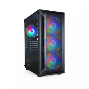 Comparateur de prix : TooQ Boîtier ATX semi-tour TQGCC101-B Noir TU
