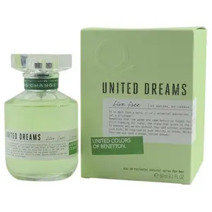 Benneton United Dreams Live Free - Benetton Eau De Toilette Spray 80 ML pas cher