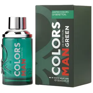 Comparateur de prix : Benetton Colors de Benetton Man Green Eau de Toilette pour homme 100 ml