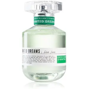 Benetton United Dreams for her Live Free Eau de Toilette pour femme 80... pas cher
