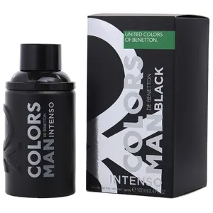 Benetton - Black Intenso de United Colors, Eau de Parfum pour Homme - ...