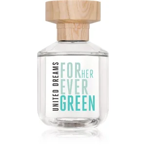 Benetton United Dreams Forever Green Her Eau de Toilette pour Elle 80 ml pas cher