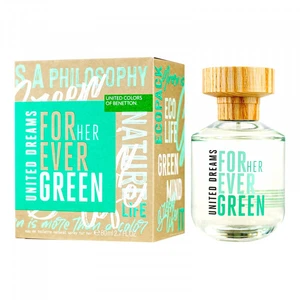 United Dreams Forever Green Her - Benetton Eau De Toilette Spray 80 ml pas cher